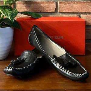 Robert Zur "Santa Driver" Driving Loafer in Black Size 11.5